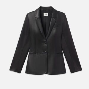 Frame Femme Leather Blazer